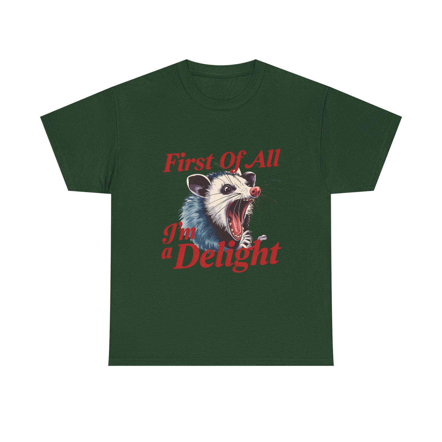 Possum 'First Of All I'm a Delight' Graphic Tee