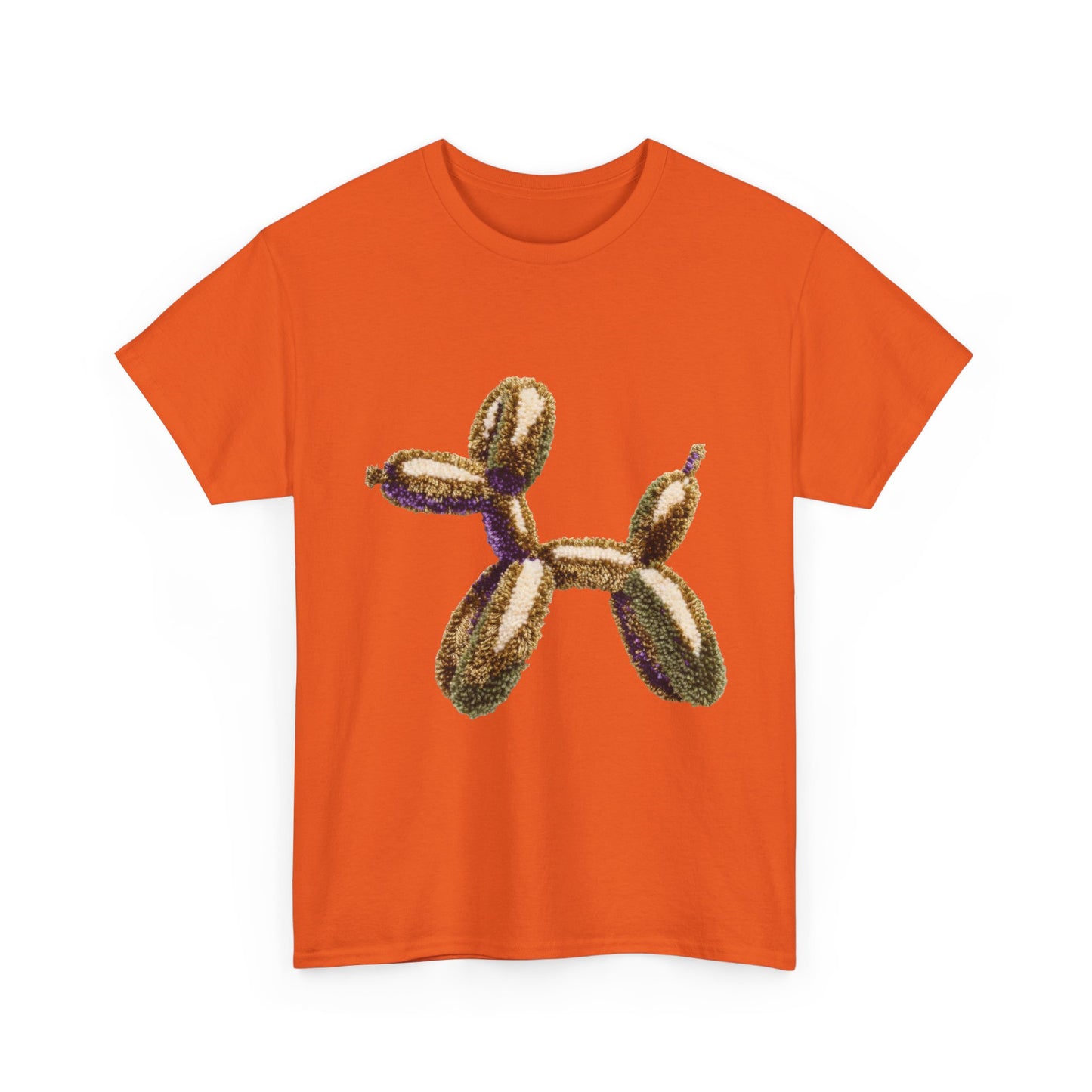 Balloon Dog T‑Shirt — Metallic Gold Balloon Animal Tee