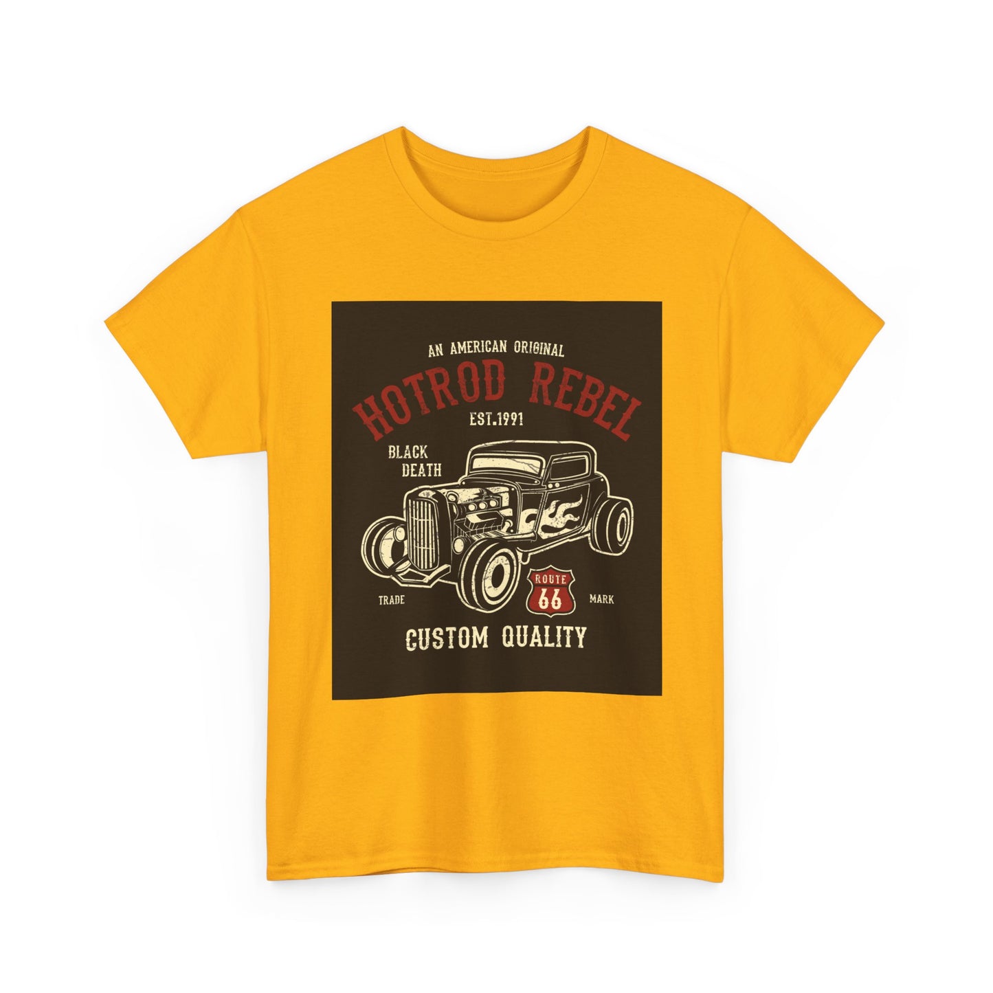Hotrod Rebel T-Shirt – Vintage Custom Car Graphic Tee