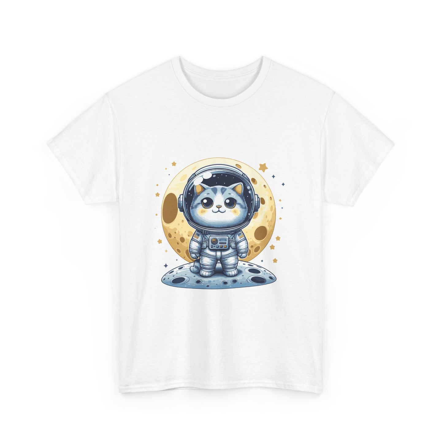Astronaut Cat T-Shirt — Cute Space Cat Tee