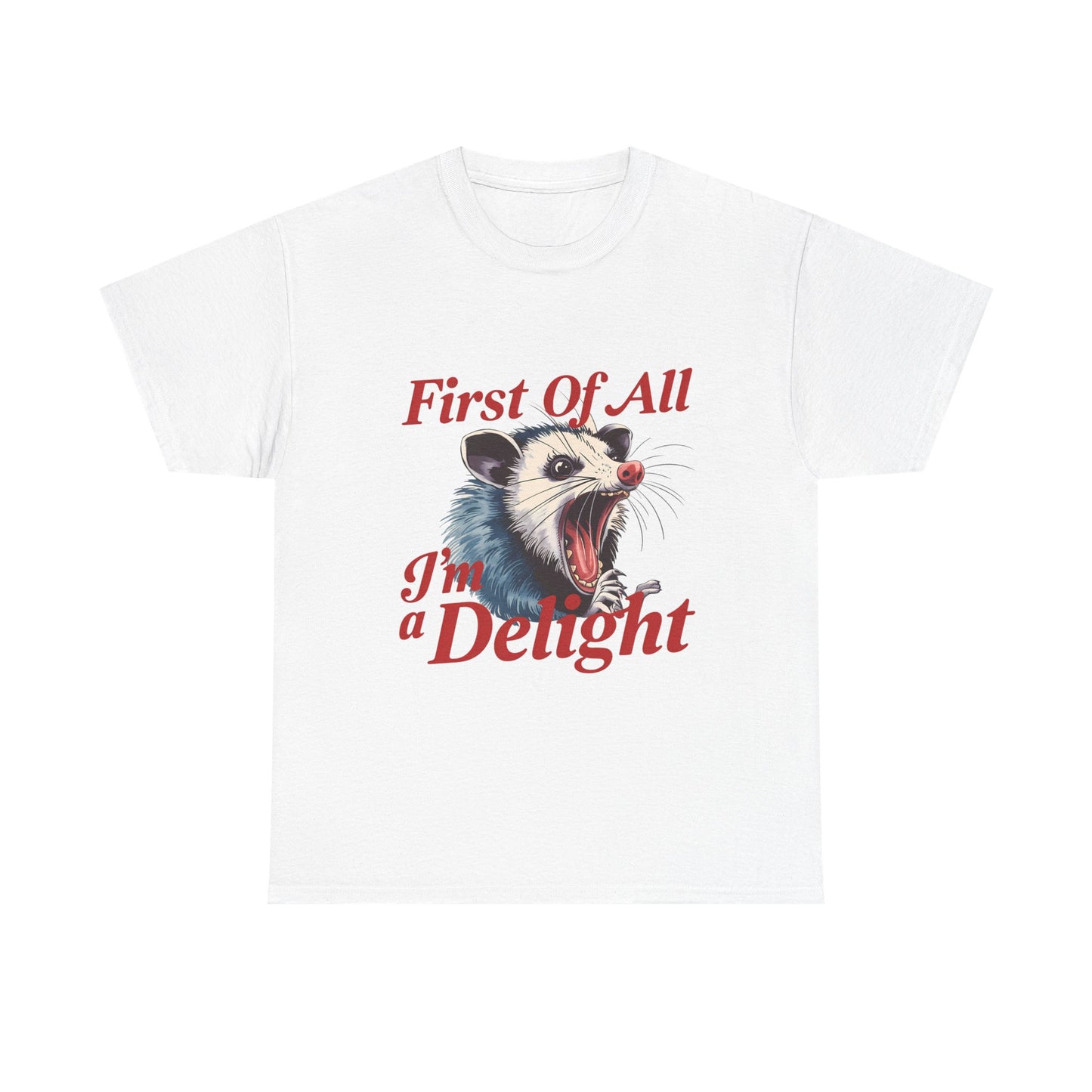 Possum 'First Of All I'm a Delight' Graphic Tee