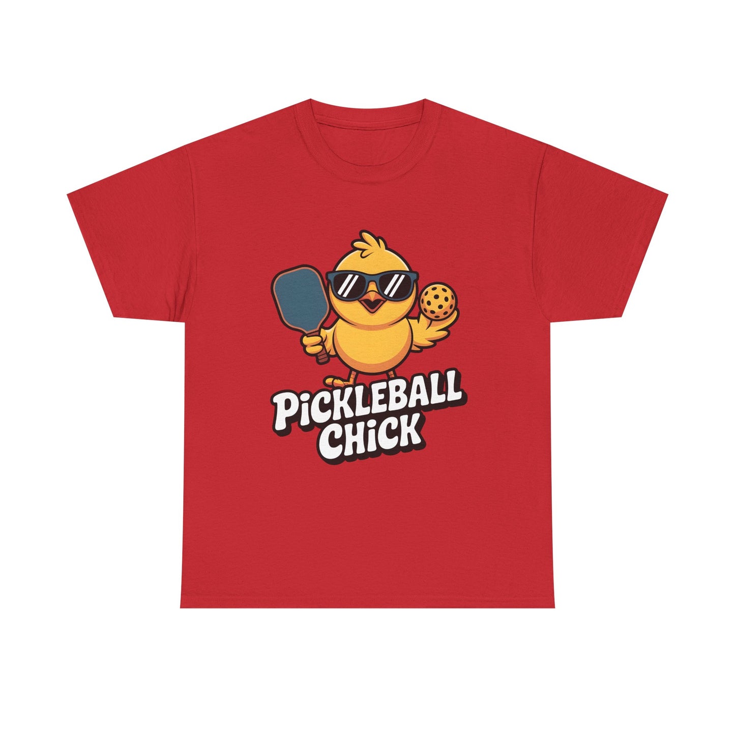 Pickleball Chick T-Shirt — Cute Chick Graphic Tee for Players & Fans