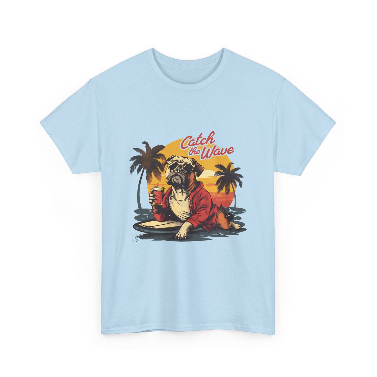 Catch the Wave Pug Surf T-Shirt