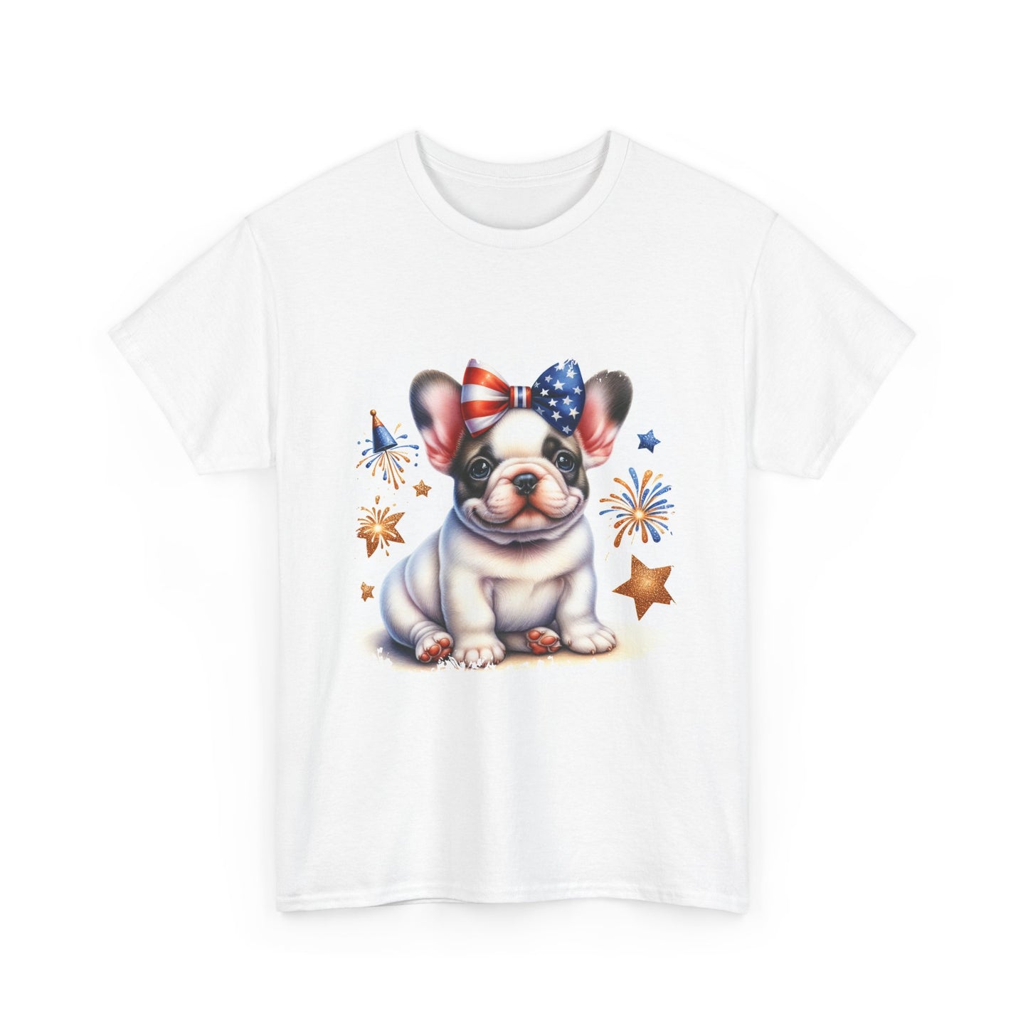 Patriotic French Bulldog Tee