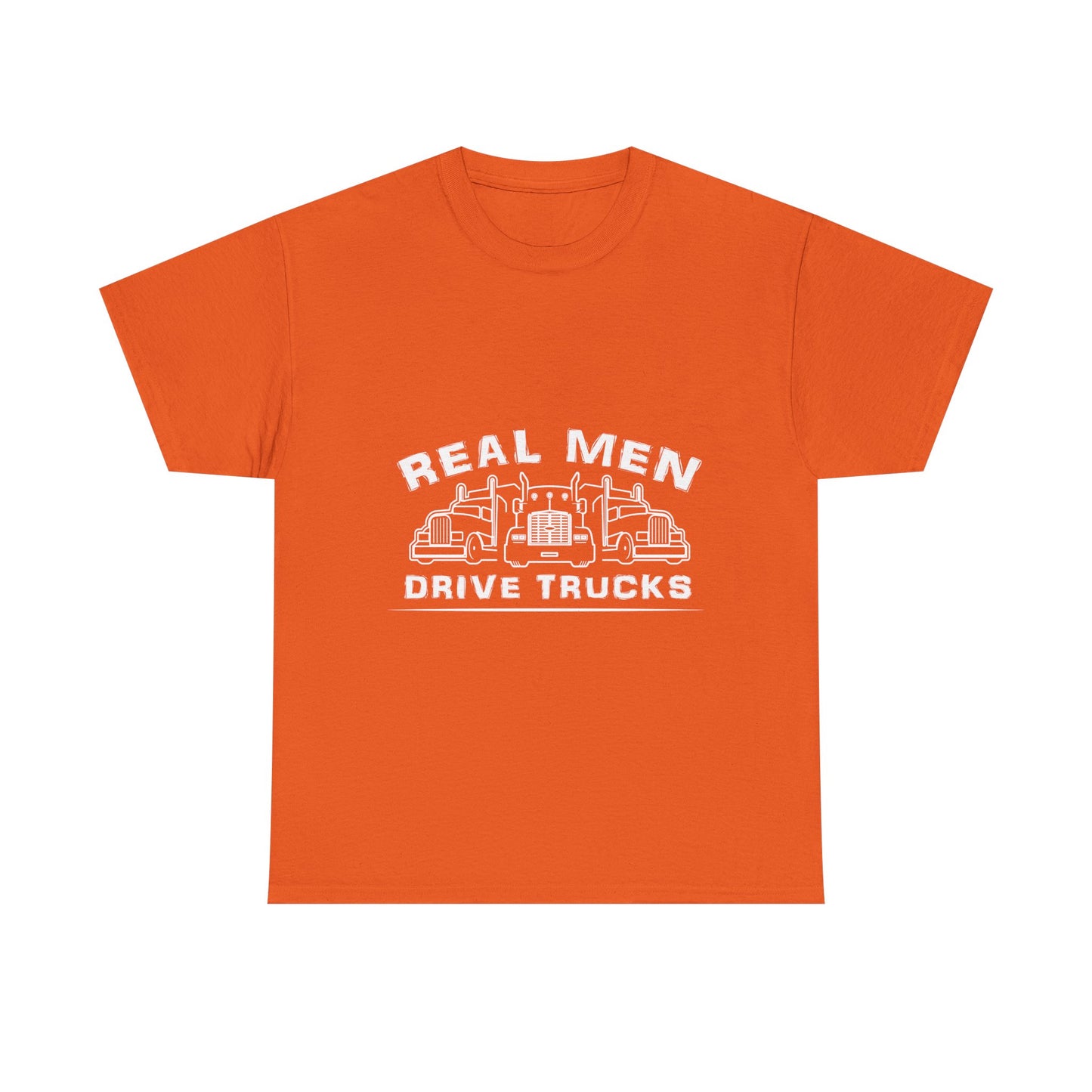 Truck Driver T‑Shirt — “Real Men Drive Trucks” Graphic Tee