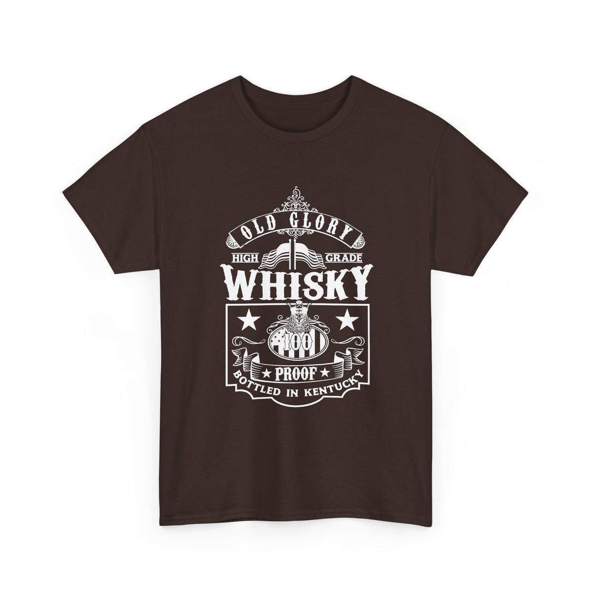 Whisky Distillery Crest T-Shirt — Vintage Bourbon Logo Tee