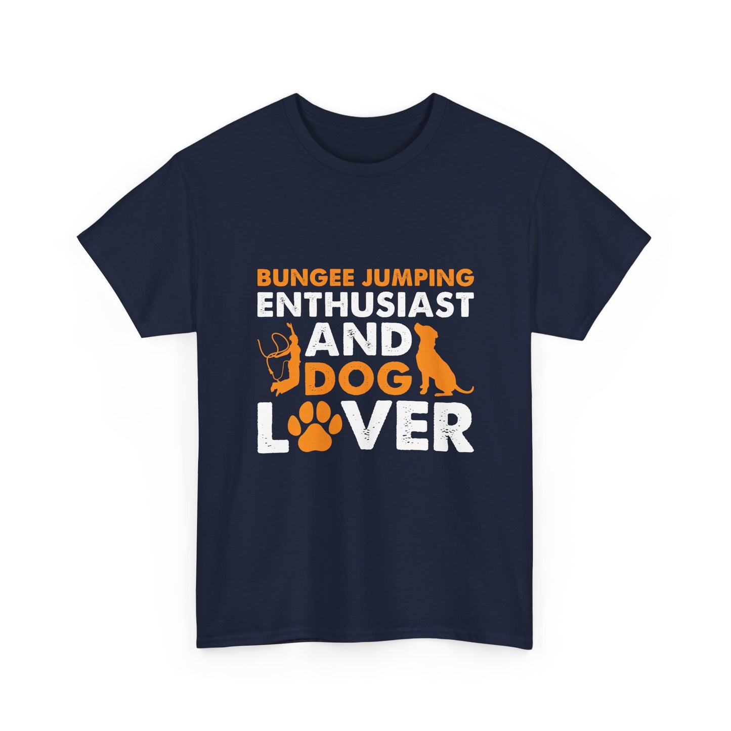 Bungee Jumping Enthusiast and Dog Lover T-Shirt