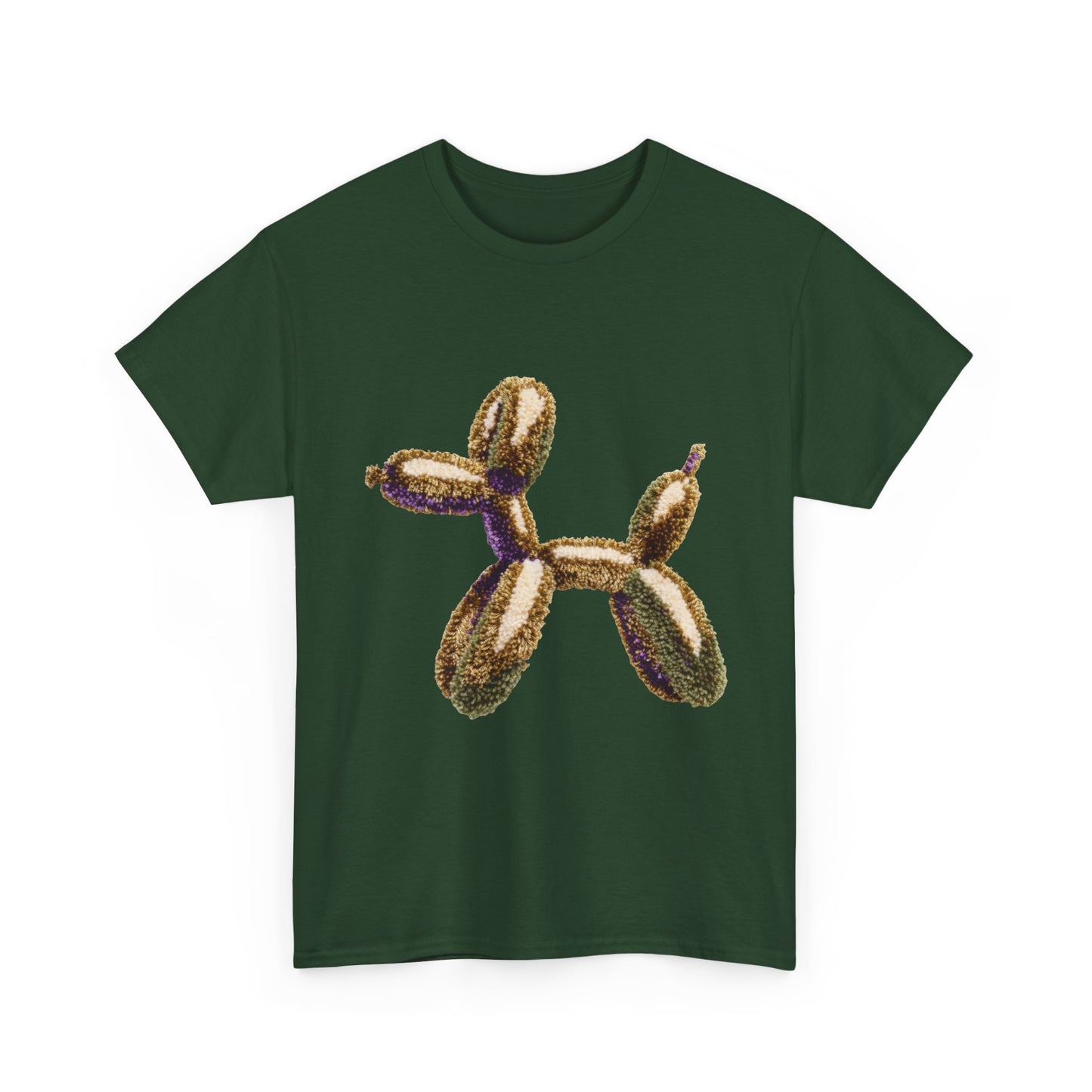 Balloon Dog T‑Shirt — Metallic Gold Balloon Animal Tee