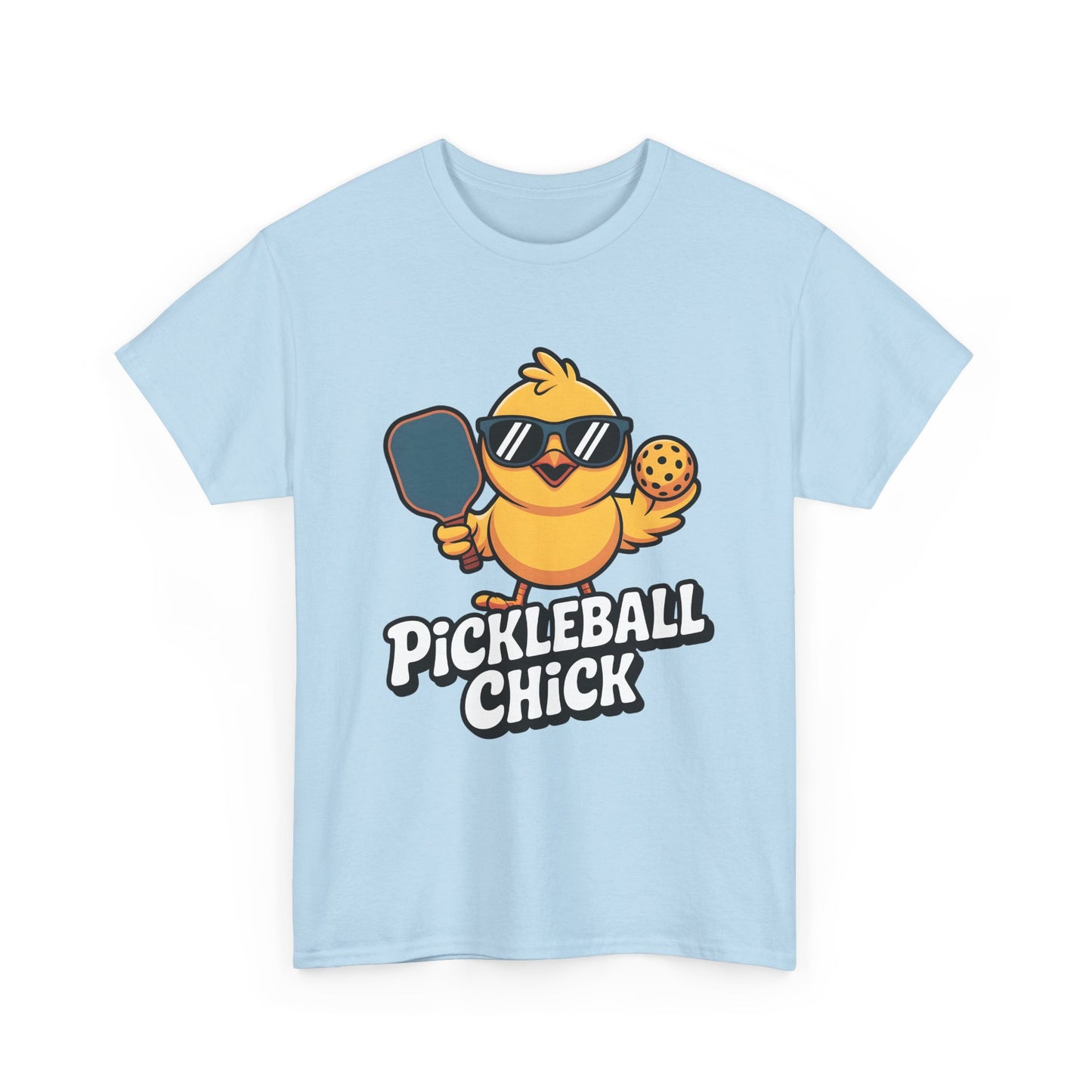 Pickleball Chick T-Shirt — Cute Chick Graphic Tee for Players & Fans