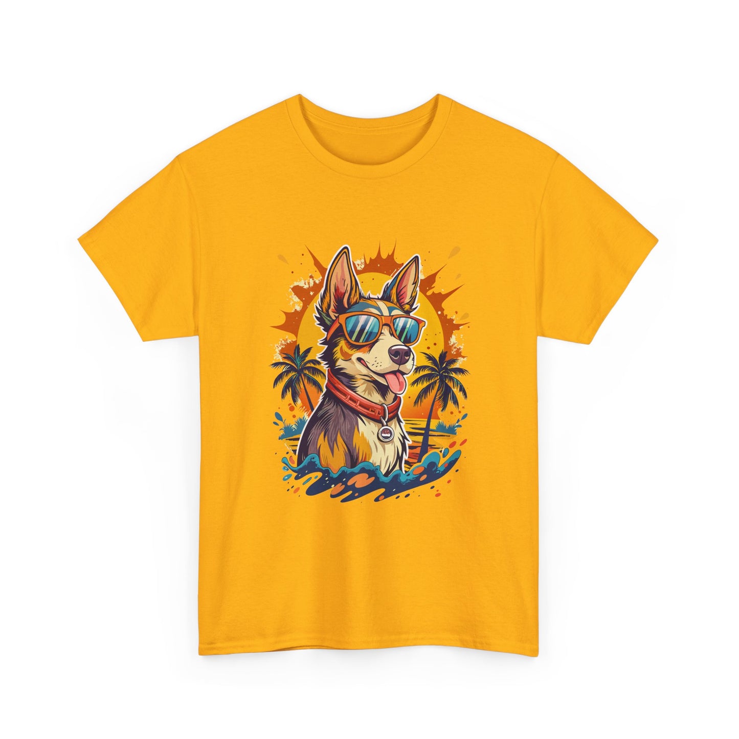 Cool Corgi Summer Tee — Sunglasses Dog Beach T-Shirt