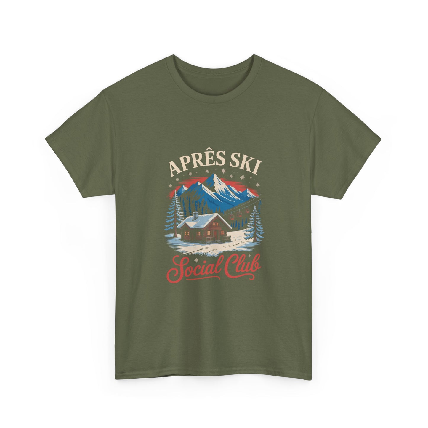 T-Shirt — Apres Ski Social Club Mountain Lodge Graphic Tee