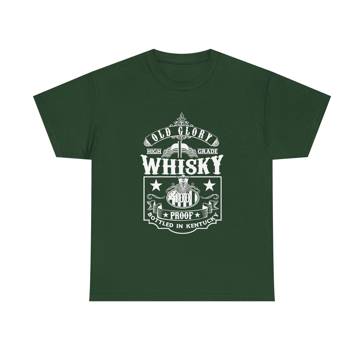 Whisky Distillery Crest T-Shirt — Vintage Bourbon Logo Tee