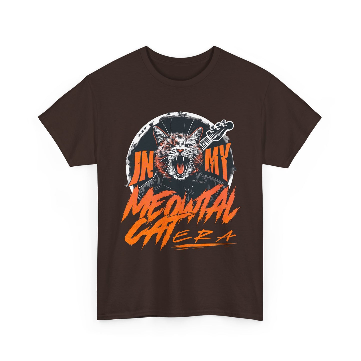 Graphic Tee — “In My Head/Medusa Mental” Fierce Cat Rock Band Design
