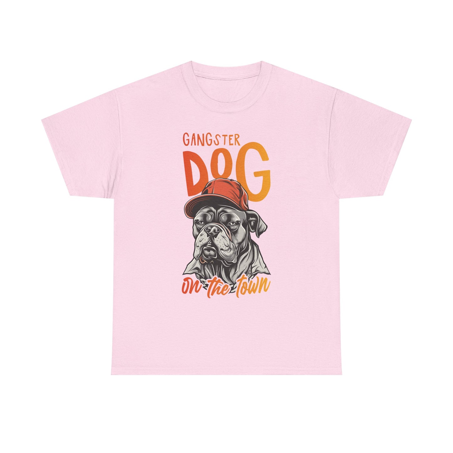 Gangster Dog T‑Shirt – 'Gangster Dog On The Town' Graphic Tee