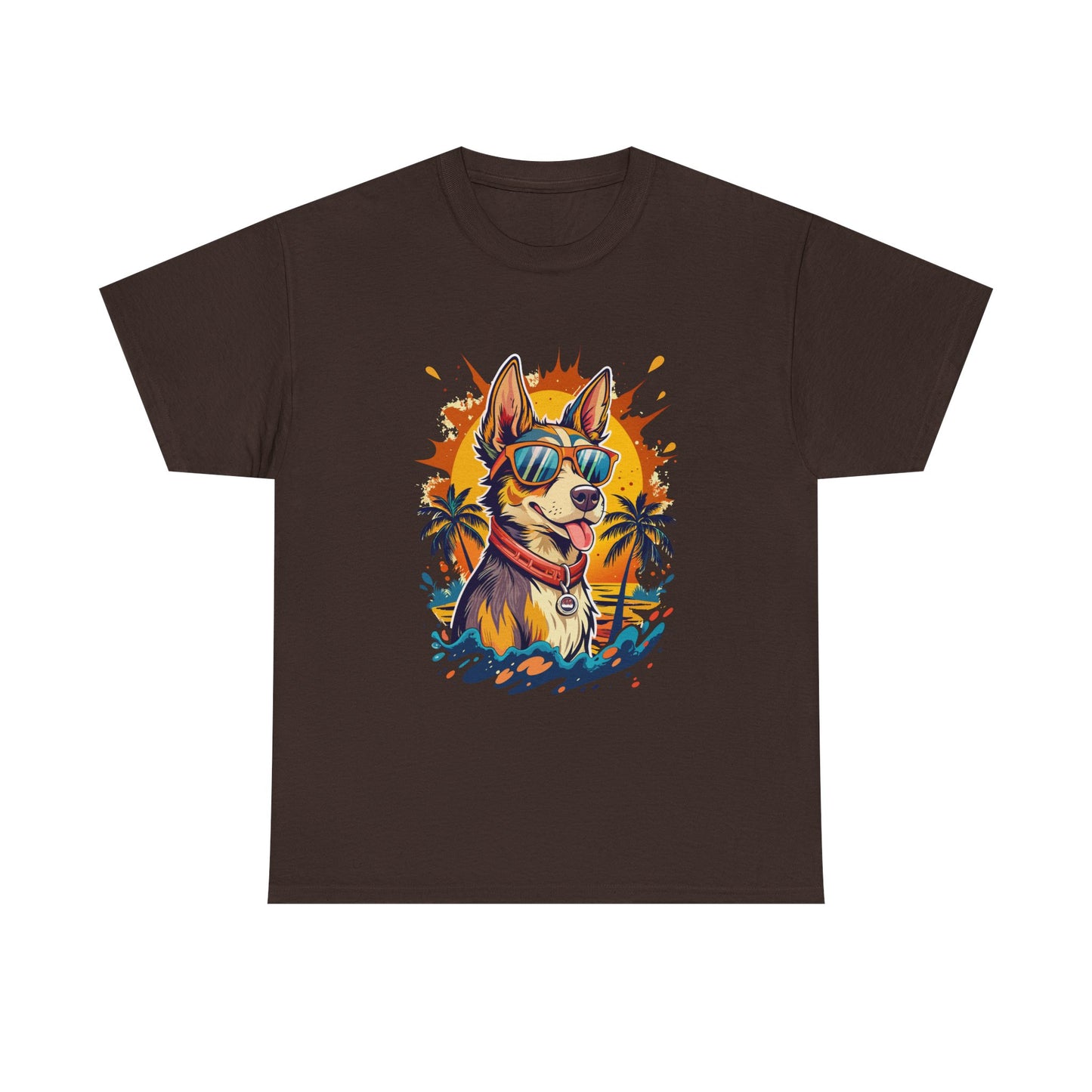 Cool Corgi Summer Tee — Sunglasses Dog Beach T-Shirt