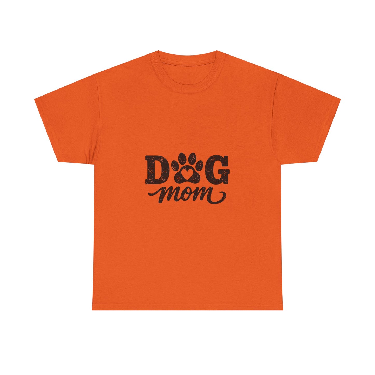 Dog Mom T‑Shirt — Paw Print Graphic Tee for Dog Lovers