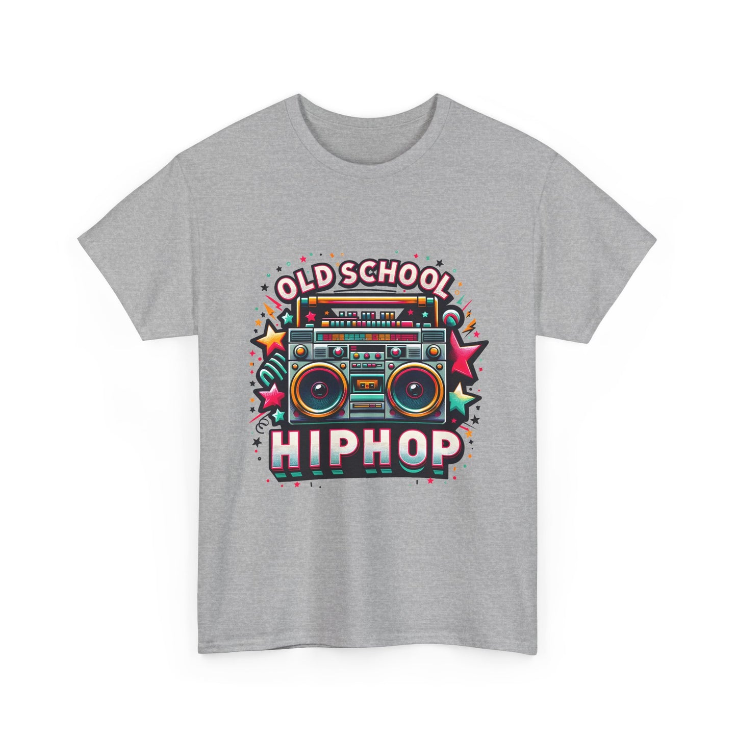 Old School Hip Hop T-Shirt — Retro Boombox Graphic Tee