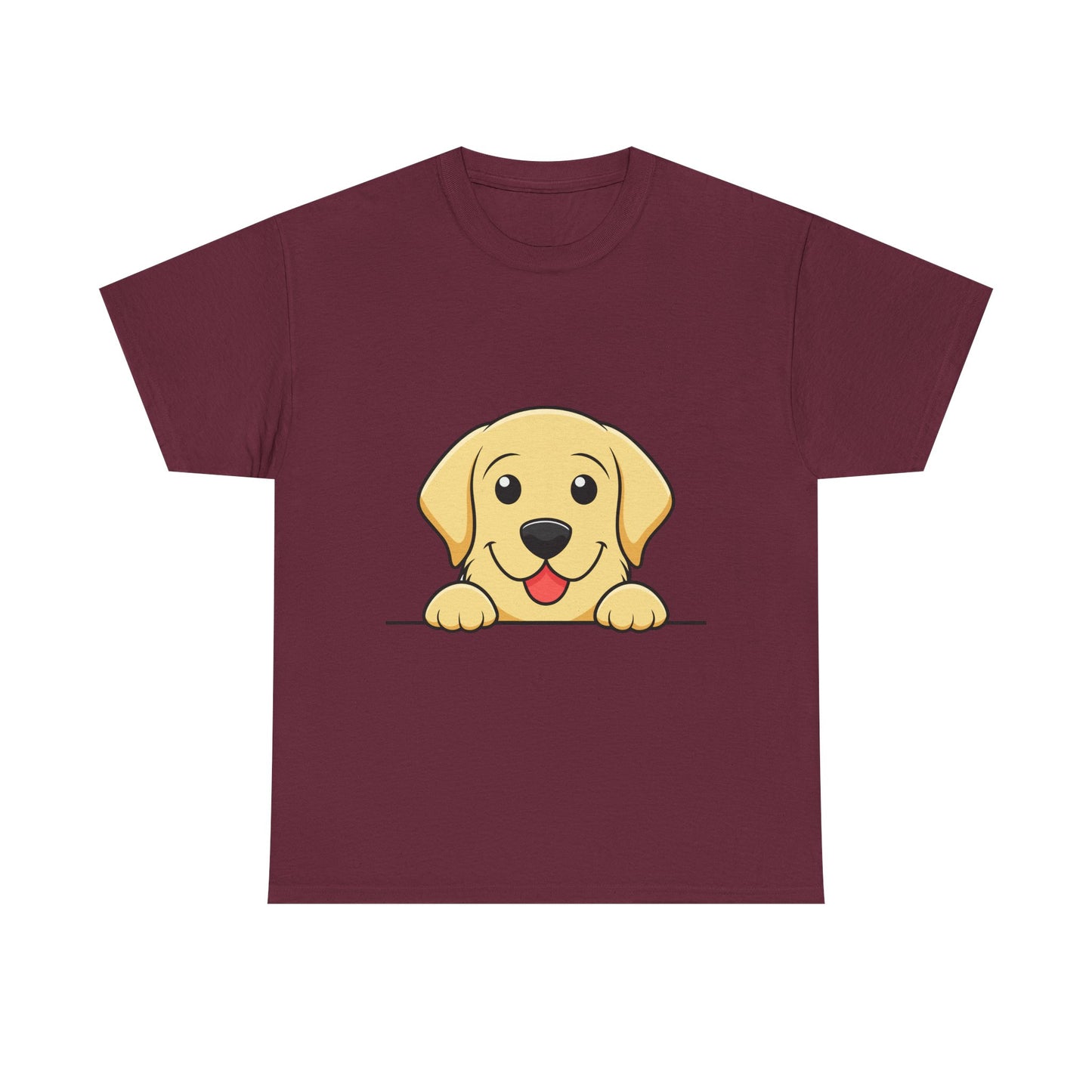 Peeking Golden Retriever Tee