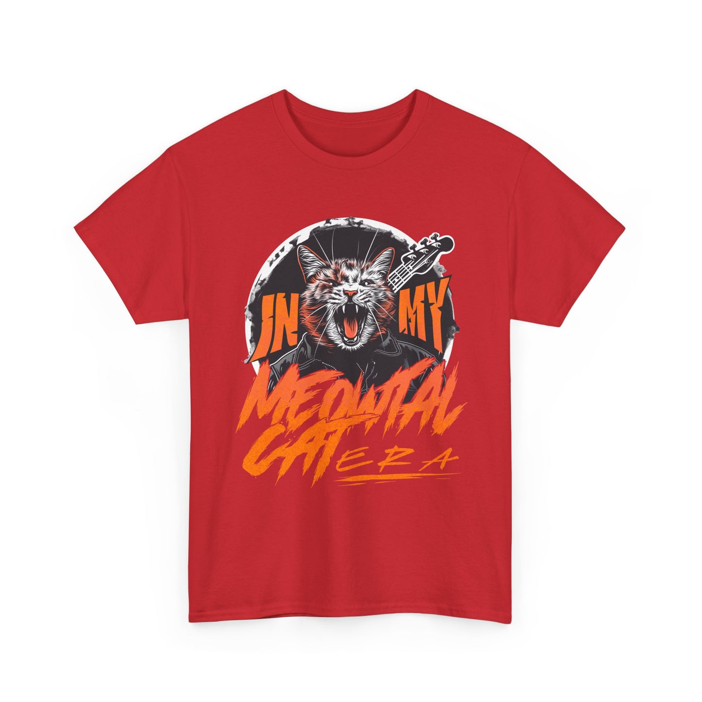 Graphic Tee — “In My Head/Medusa Mental” Fierce Cat Rock Band Design