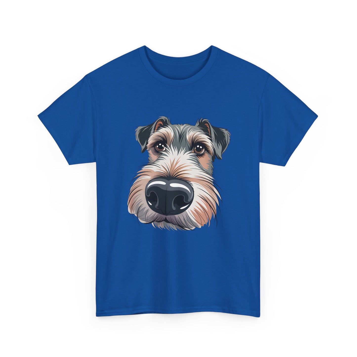 Schnauzer Nose Close-Up T-Shirt — Funny Dog Face Tee for Pet Lovers
