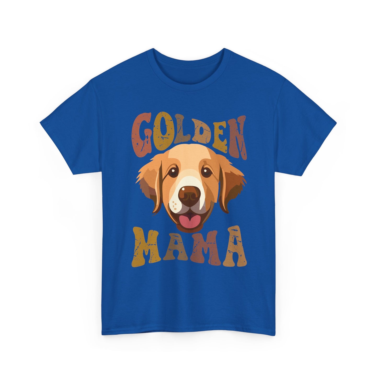 Golden Mama T‑Shirt — Cute Golden Retriever Mom Tee