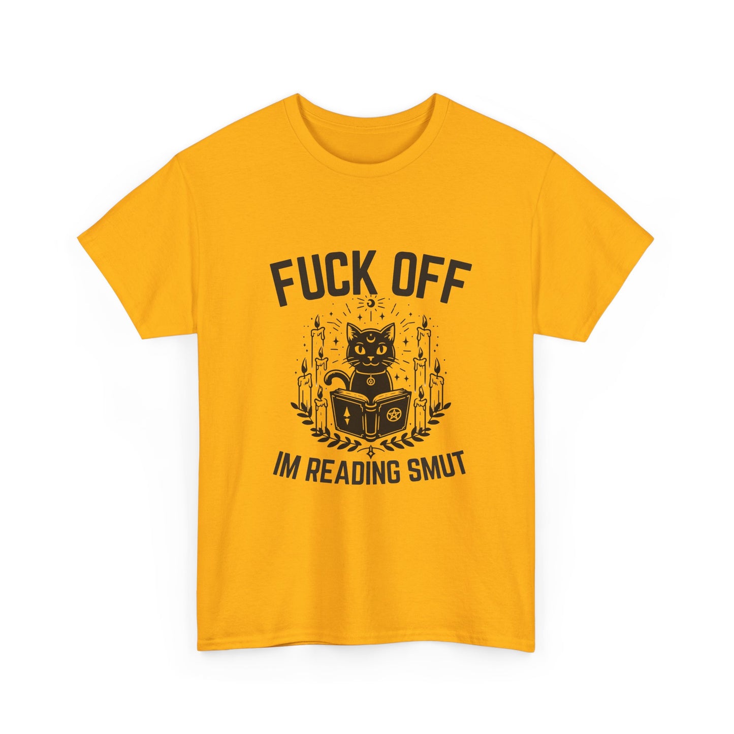 “Fuck Off I’m Reading Smut” Cat Witchbook T-Shirt