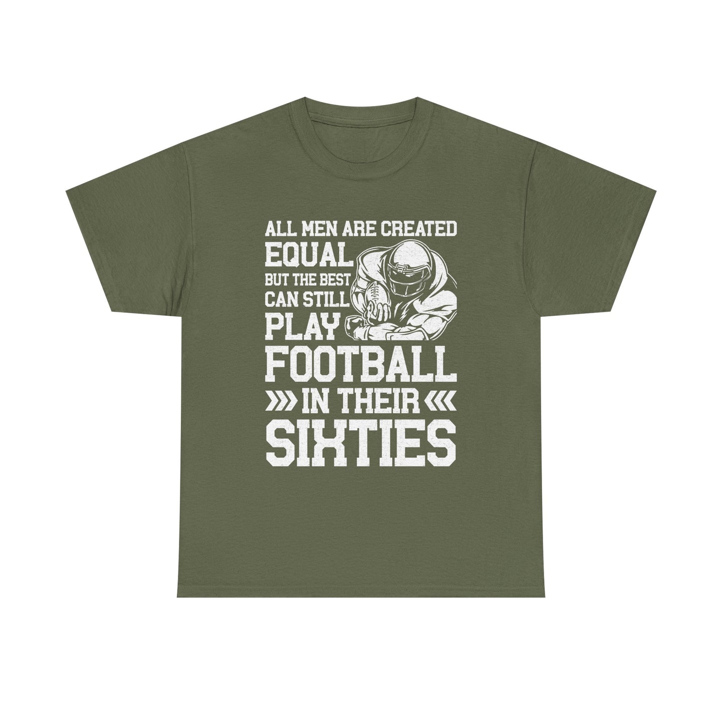 Football in Their Sixties T‑Shirt — Funny Retro Shirt for Older Players & Fans