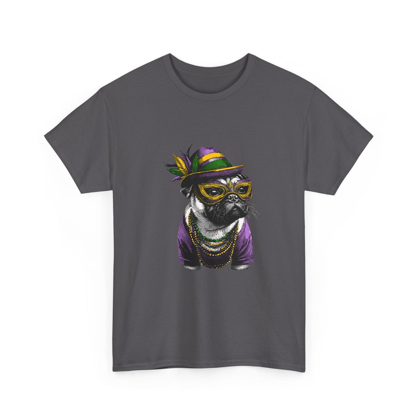 Mardi Gras Pug T-Shirt