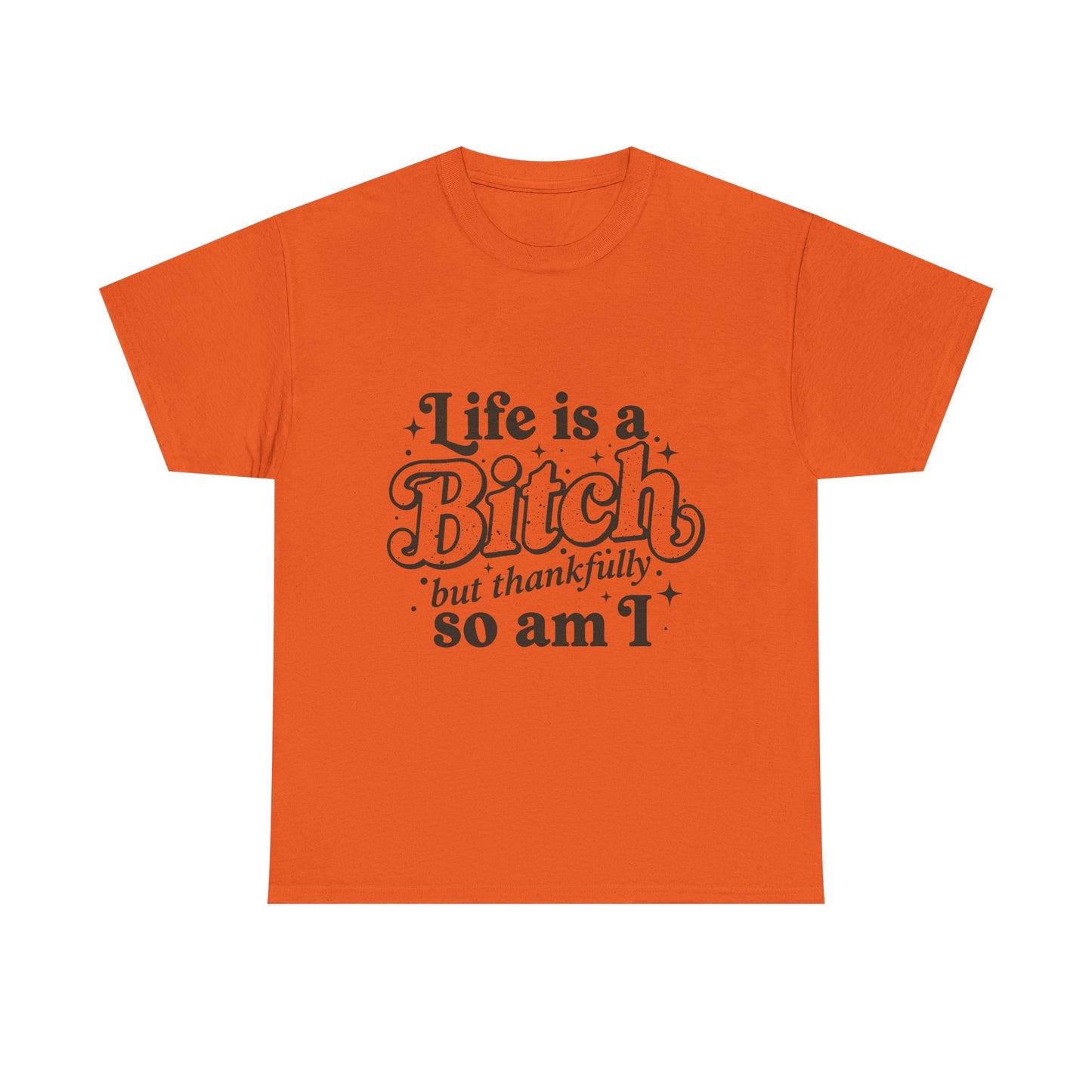 Graphic Tee - "Life is a Bitch but thankfully so am I" Statement Shirt