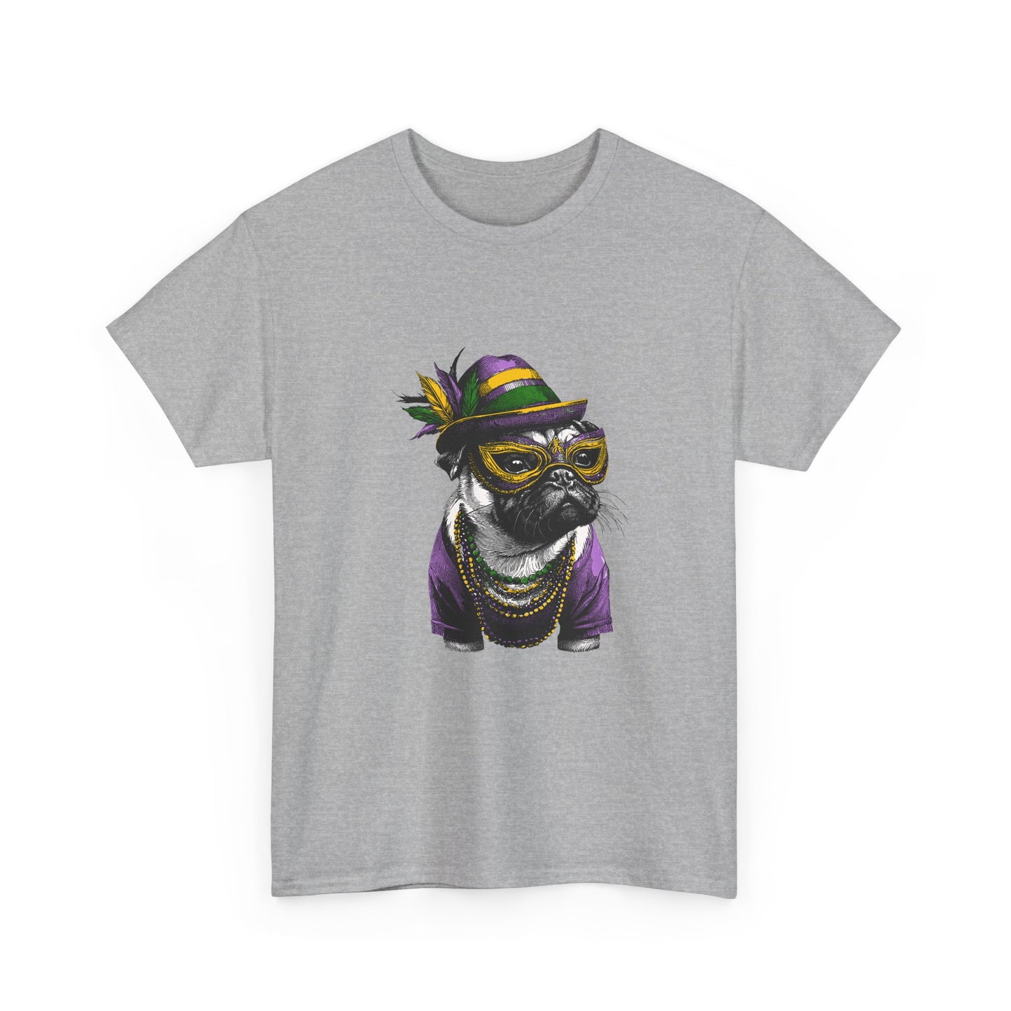 Mardi Gras Pug T-Shirt