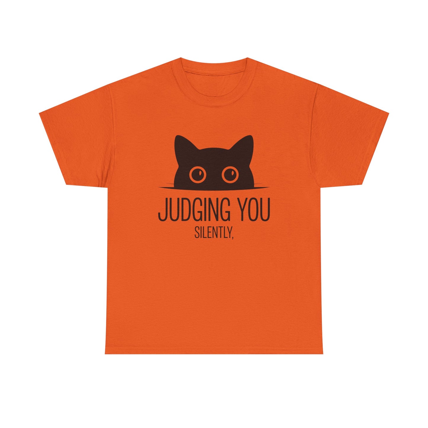 Cat "Judging You Silently" T-Shirt