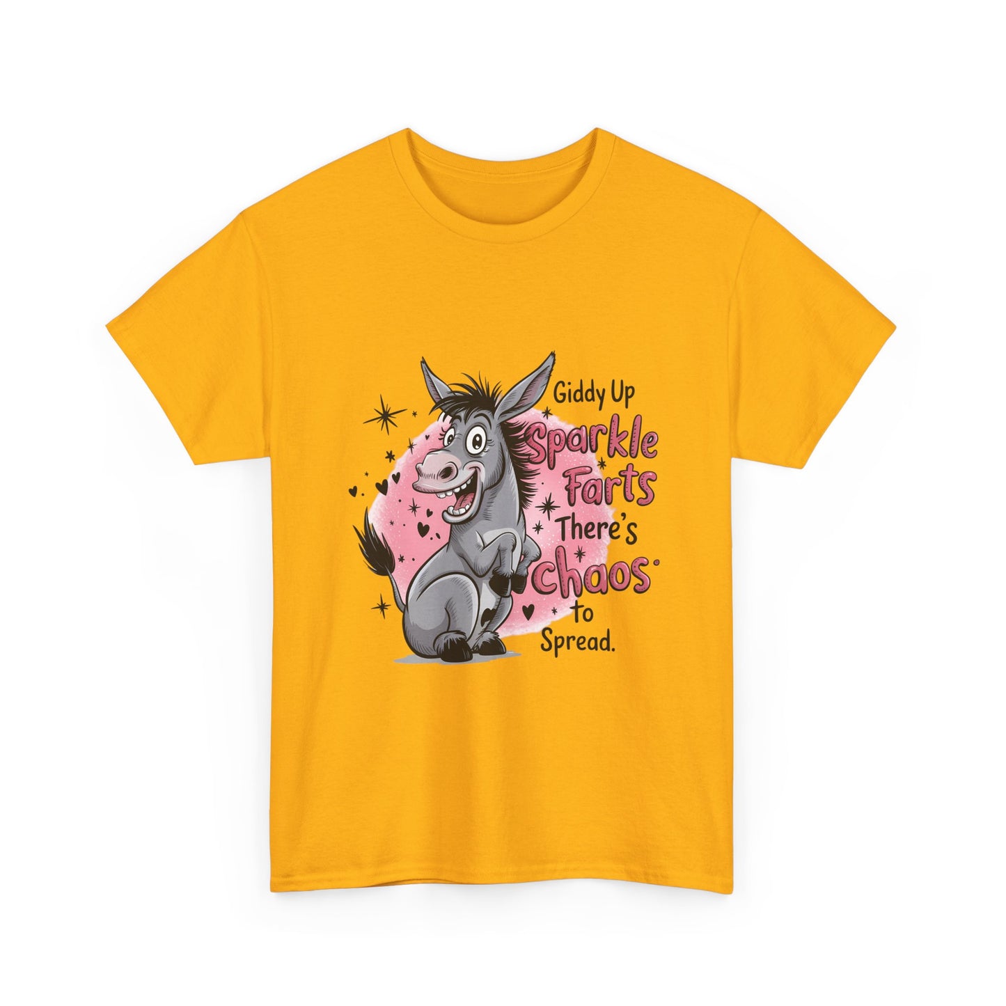 Donkey "Sparkle Farts" T-Shirt — Cute Funny Unicorn Alternative Tee