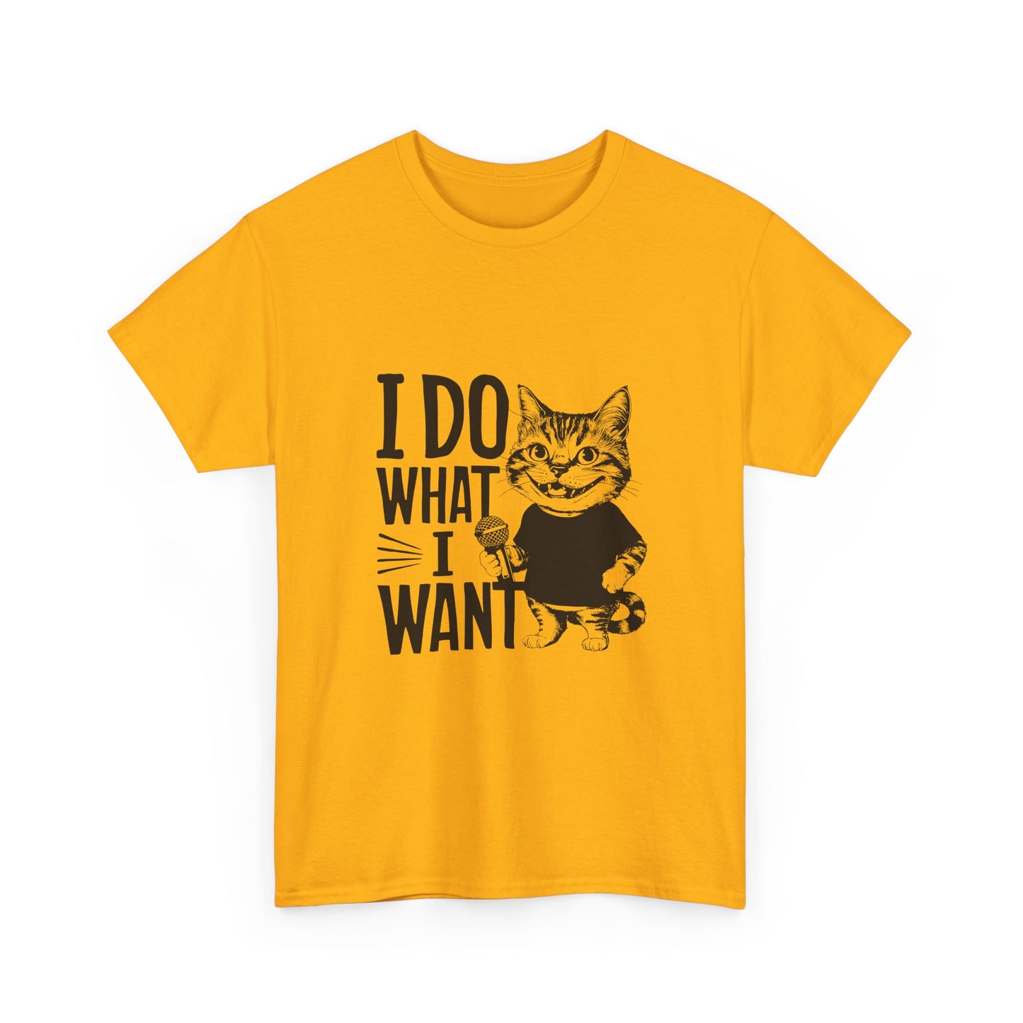 I Do What I Want Cat T-Shirt — Funny Sassy Cat Graphic Tee