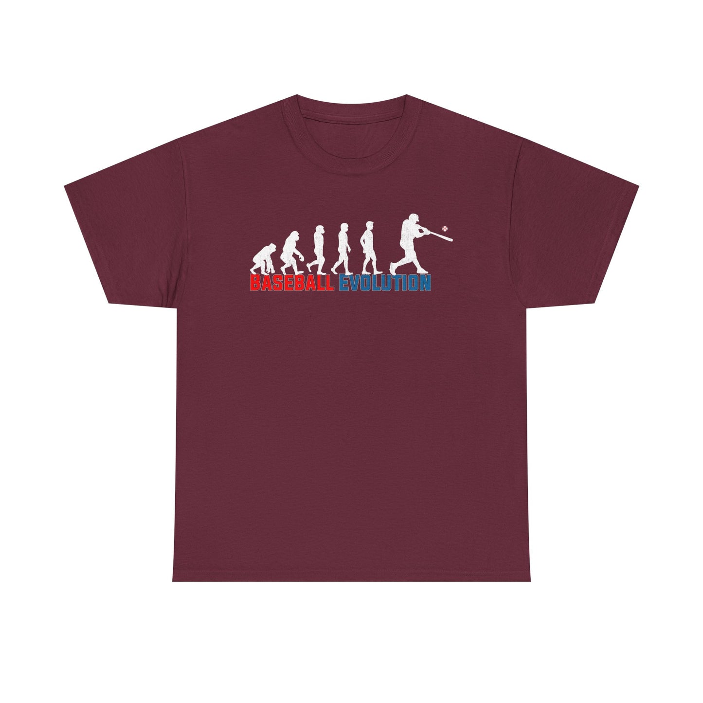 Baseball Evolution T-Shirt — Funny Baseball Player Evolution Graphic Tee
