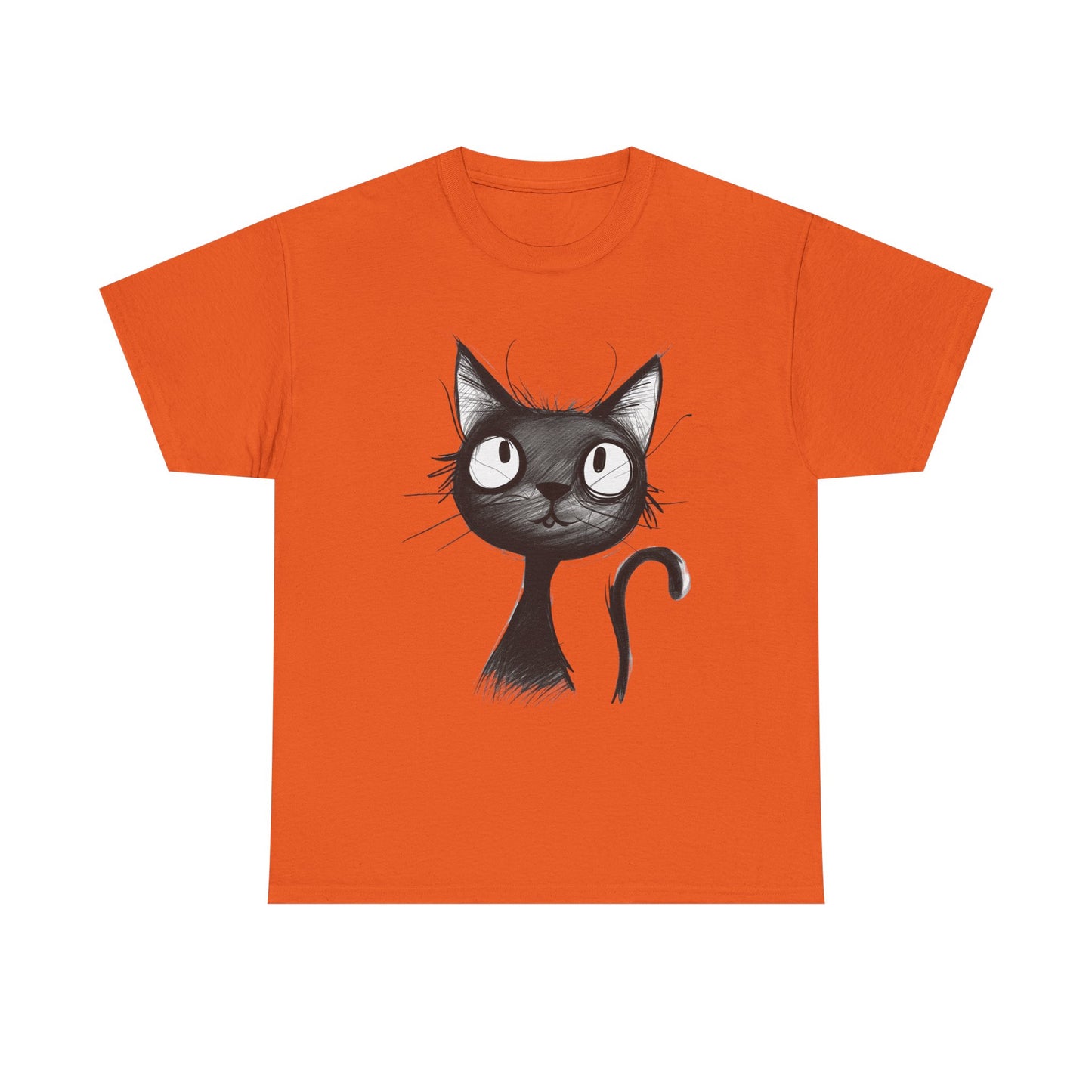 Whimsical Black Cat