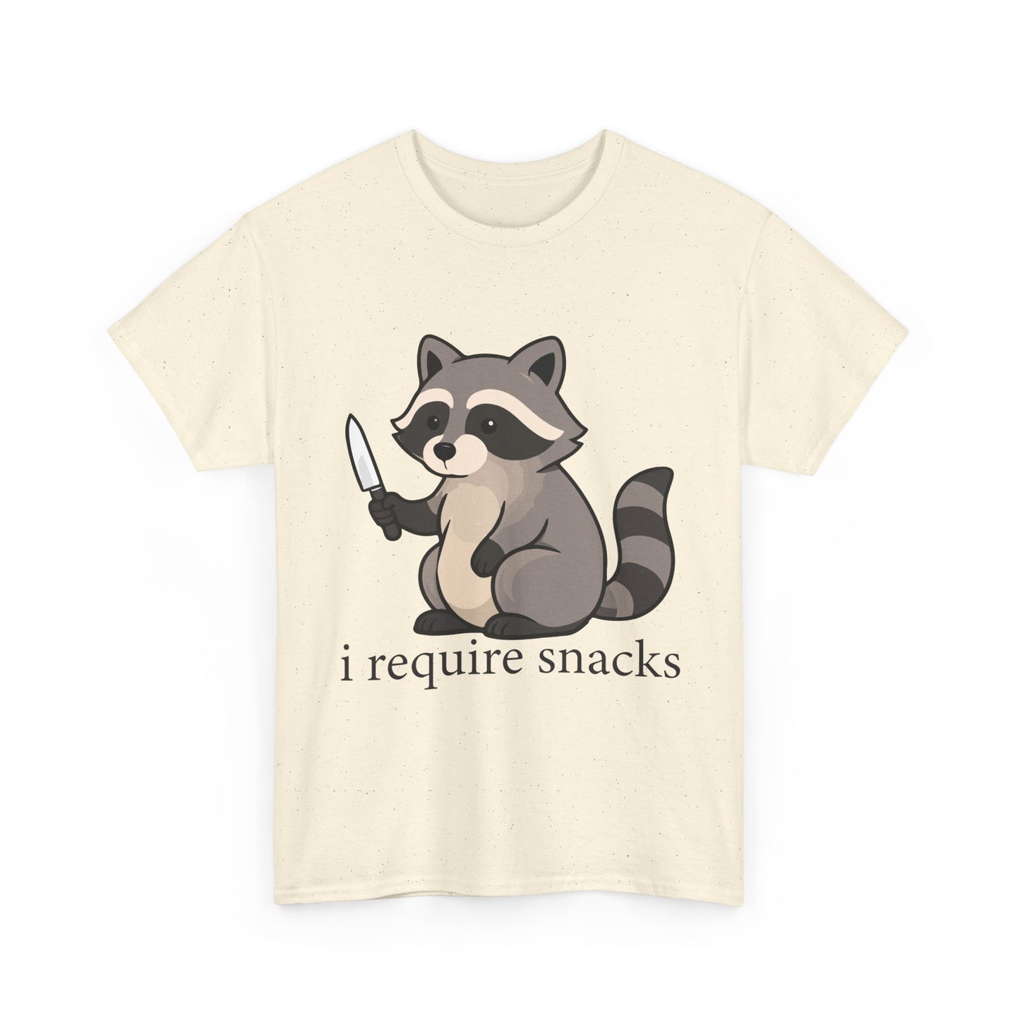 I Require Snacks Raccoon T-Shirt