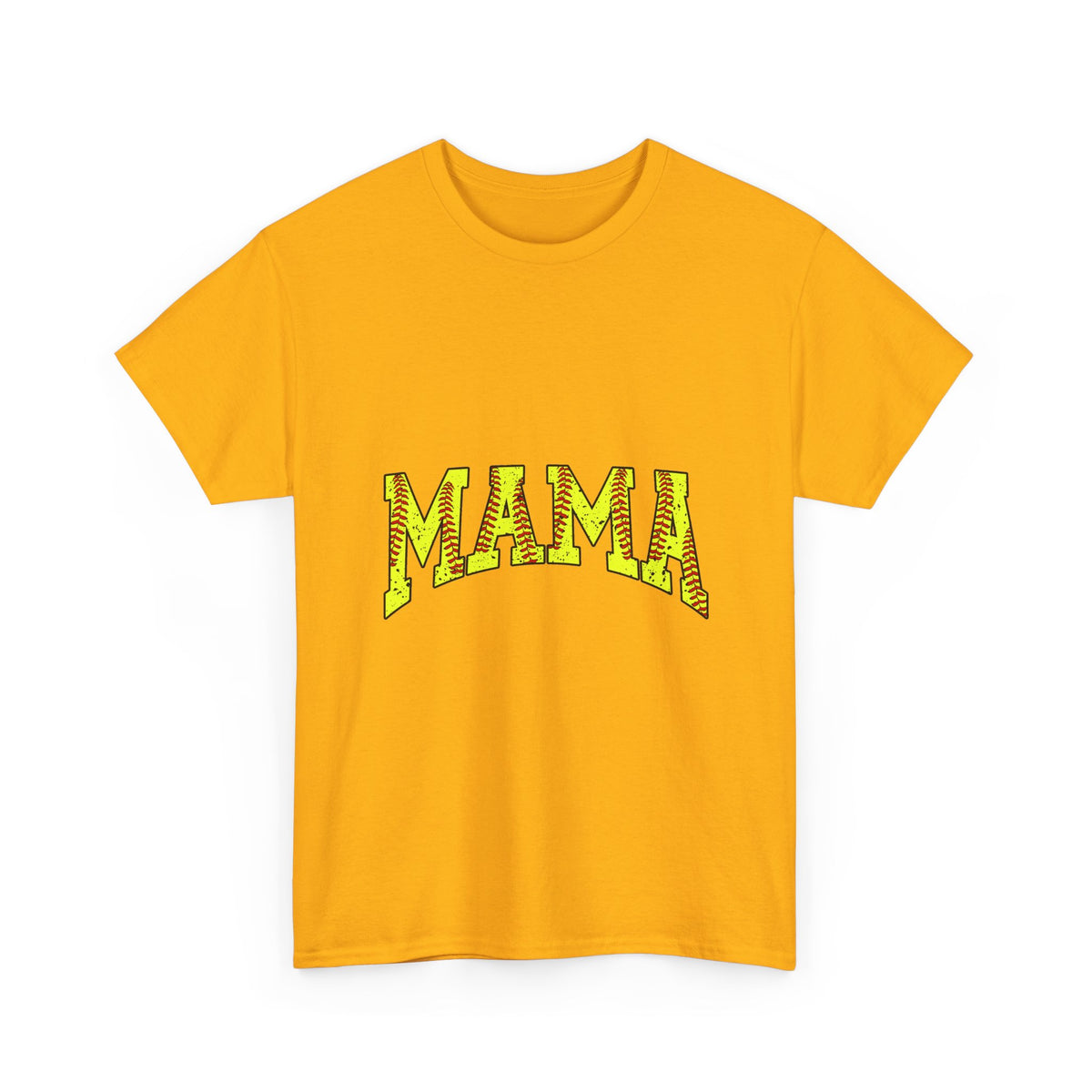 Mama Yellow Tiger Stripe Graphic Tee