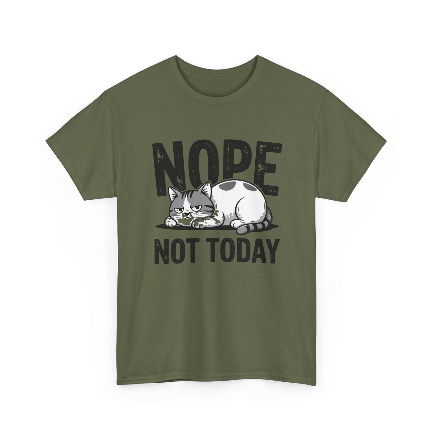 Nope Not Today Cat T‑Shirt
