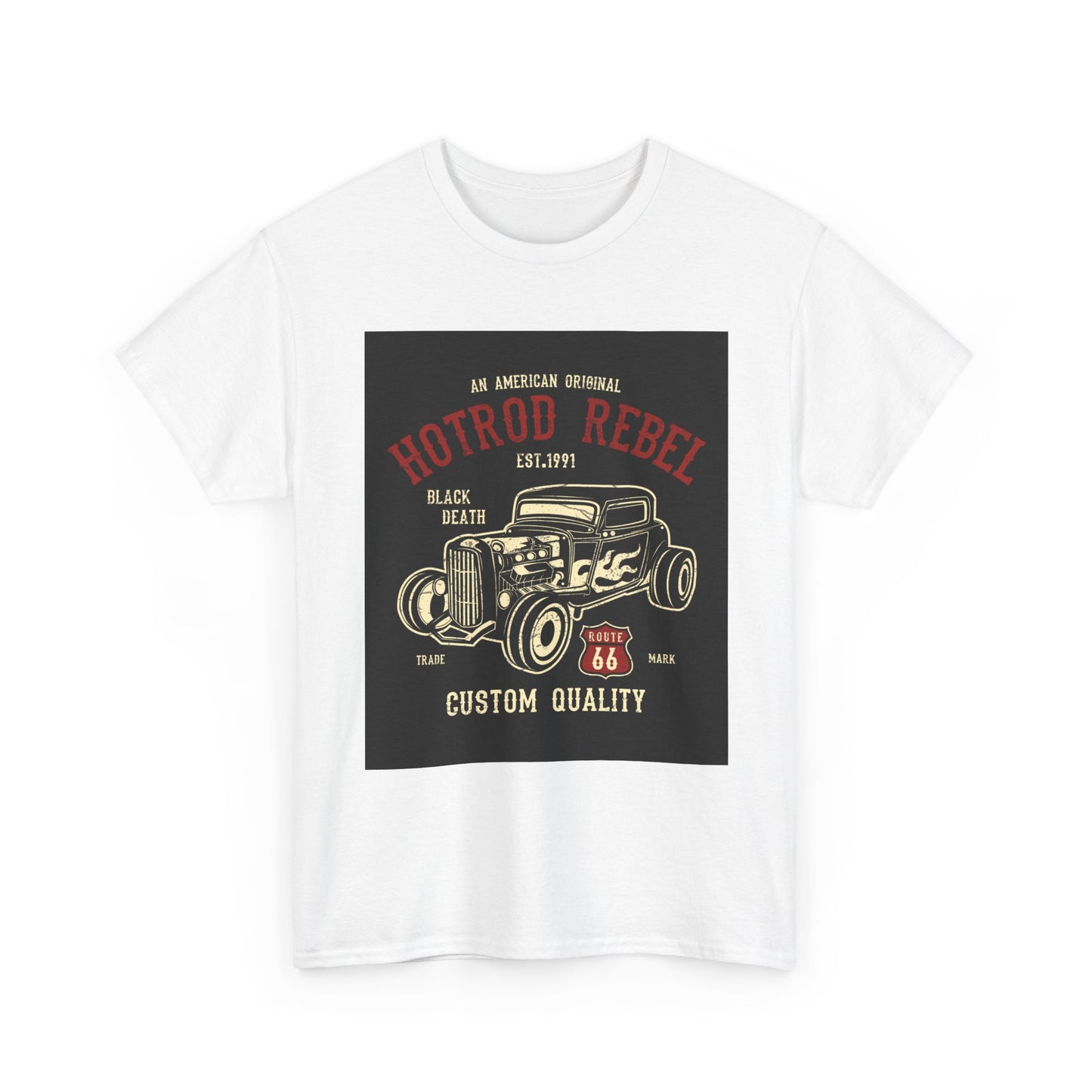 Hotrod Rebel T-Shirt – Vintage Custom Car Graphic Tee