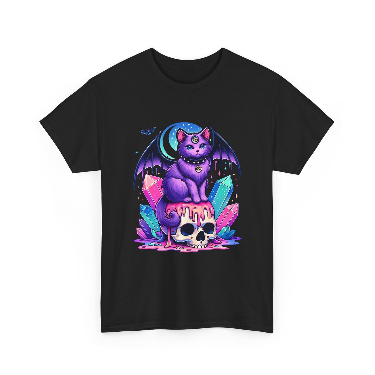 Gothic Crystal Cat T-Shirt