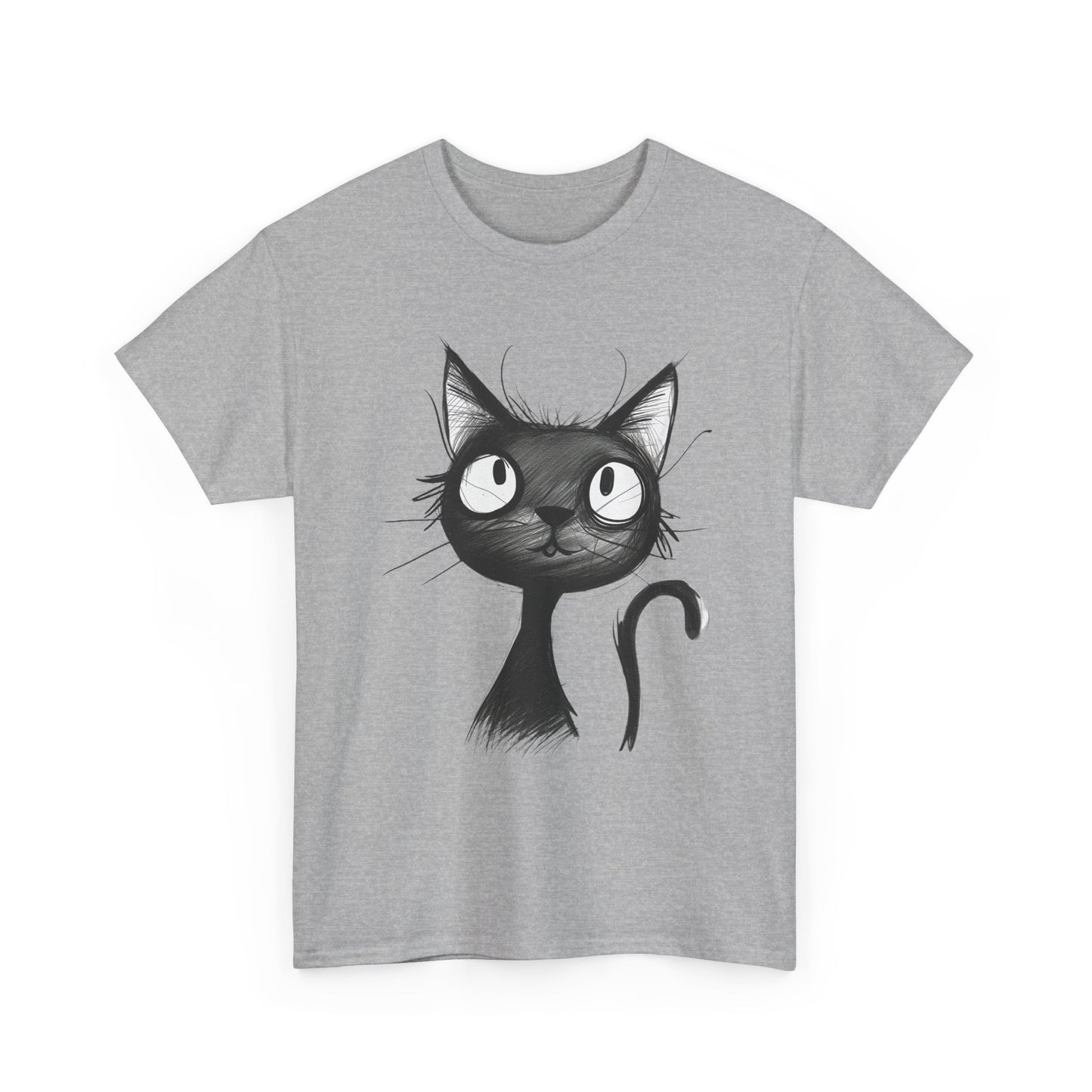 Whimsical Black Cat