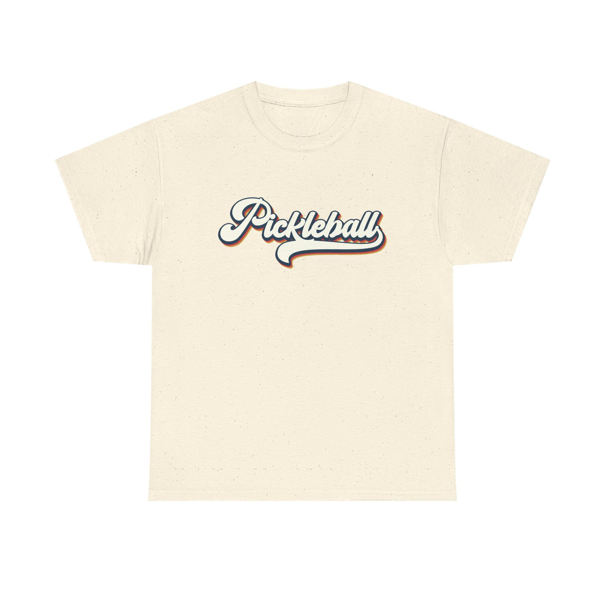 Pickleball Script Tee — Retro Athletic Pickleball T-Shirt