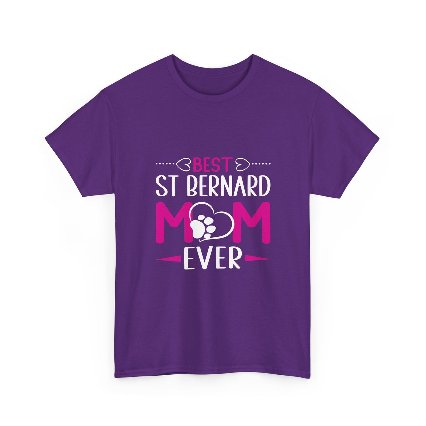 St. Bernard Mom T-Shirt — "Best St Bernard Mom Ever" Pet Lover Tee