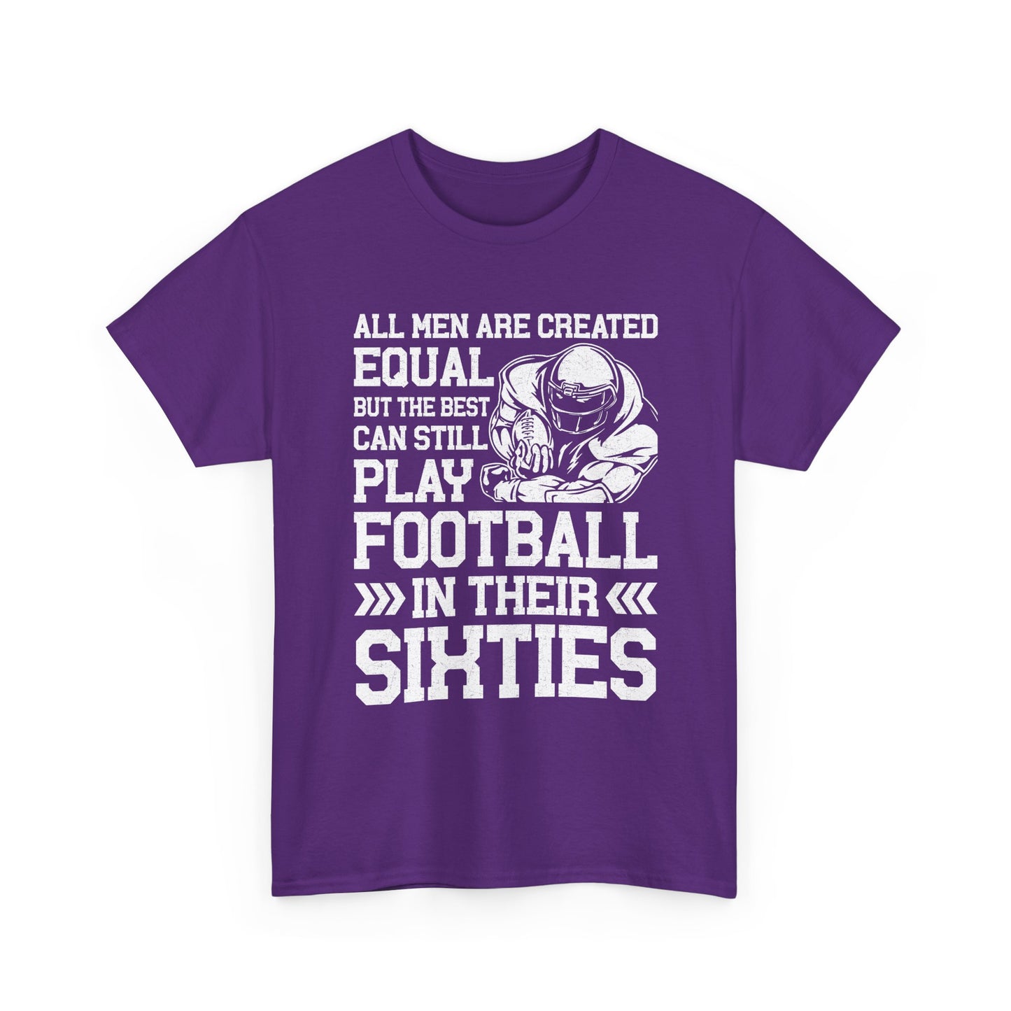 Football in Their Sixties T‑Shirt — Funny Retro Shirt for Older Players & Fans