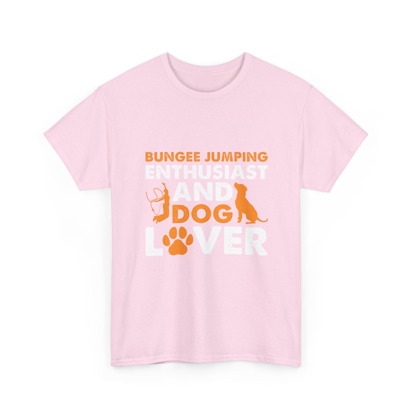 Bungee Jumping Enthusiast and Dog Lover T-Shirt