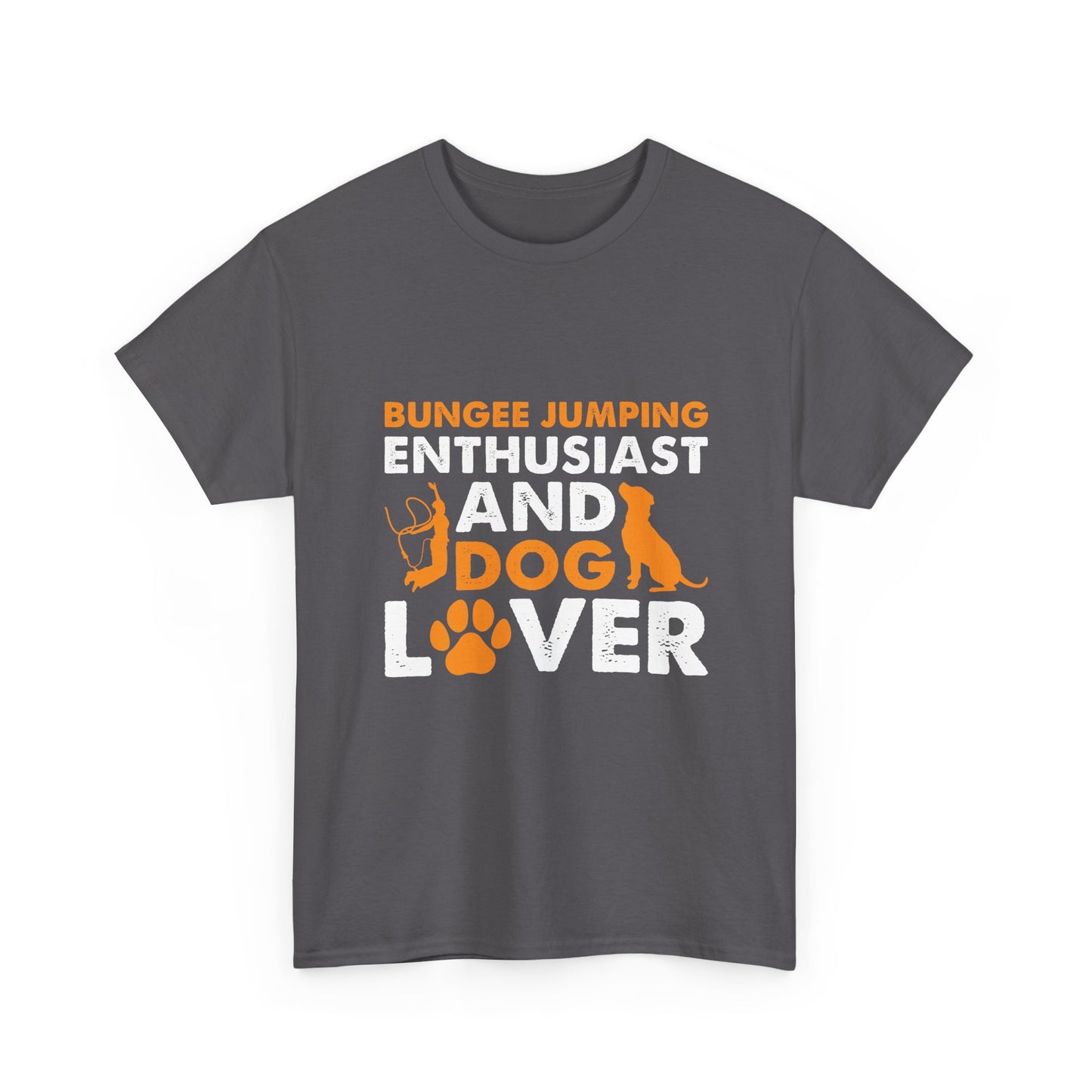 Bungee Jumping Enthusiast and Dog Lover T-Shirt