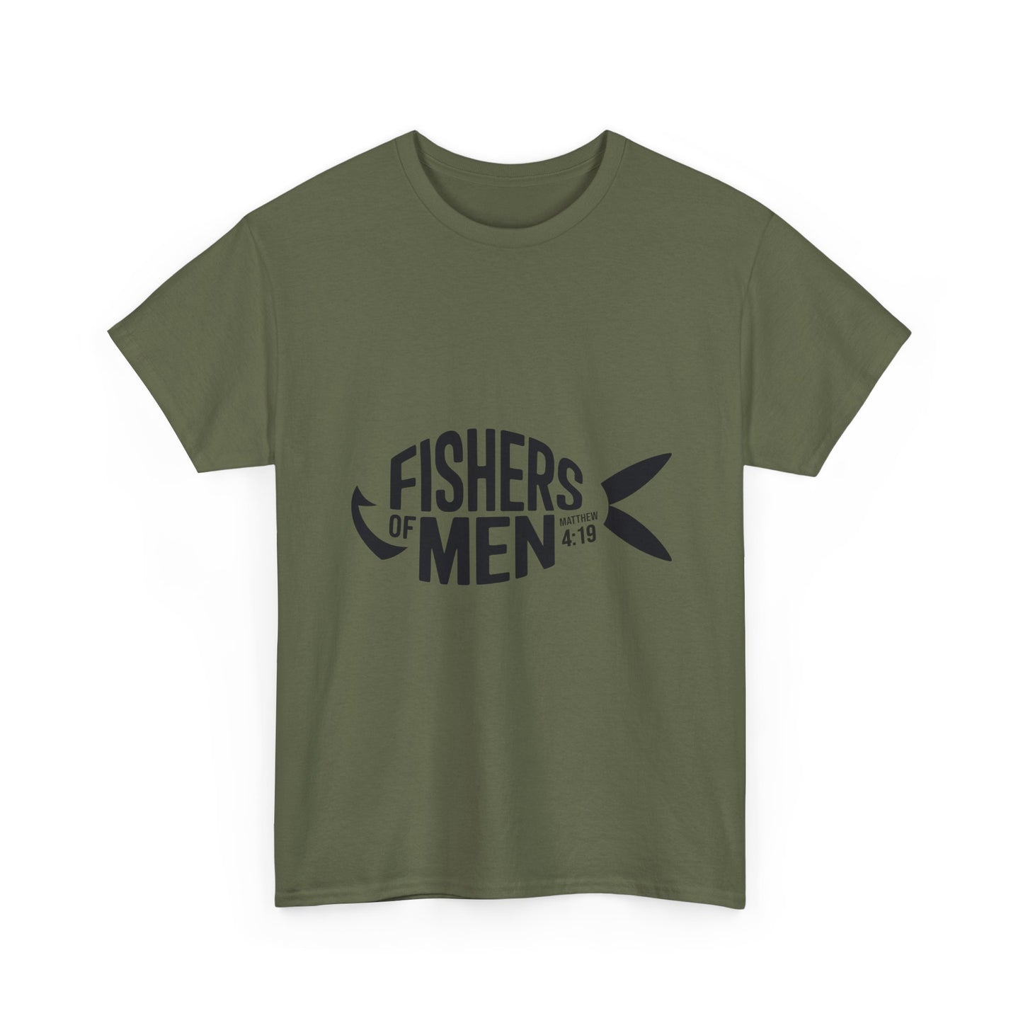 Fishing T-Shirt - "Fishers of Men" Christian Faith Graphic Tee
