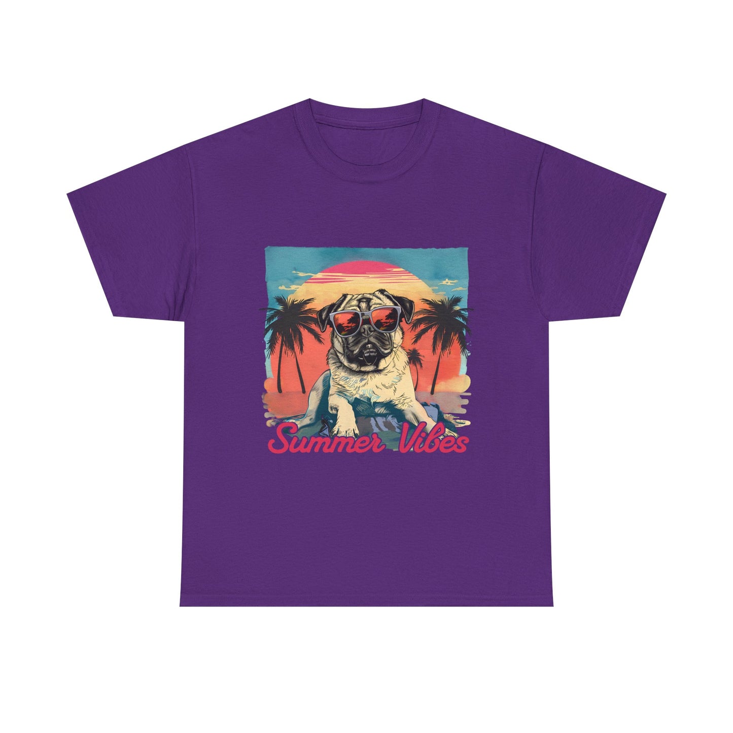 Summer Vibes Pug T-Shirt