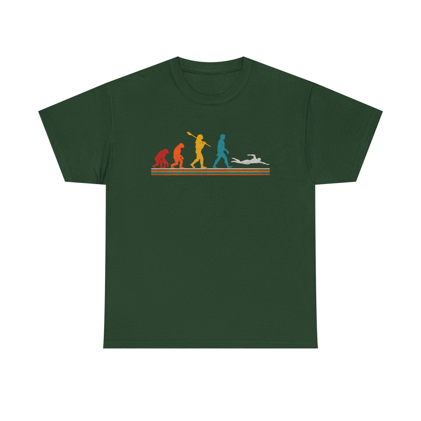Evolution of Swiming T-Shirt