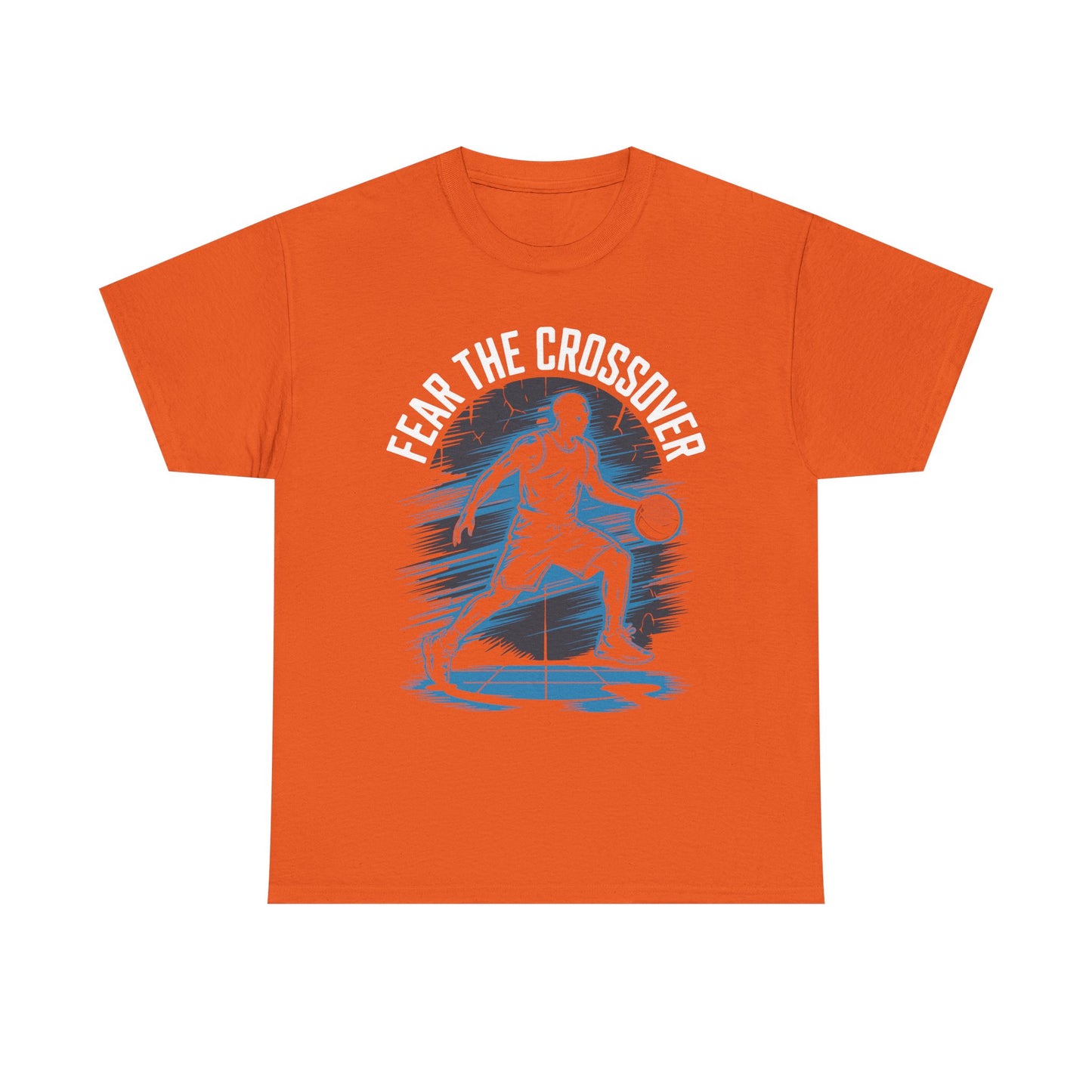 Basketball T‑Shirt - "Fear The Crossover" Dribbling Player Graphic Tee